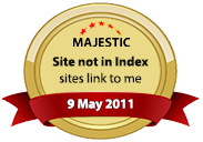 Значок Majestic — сайт не в индексе Значок Majestic — сайт не в индексе