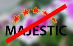 Неправильное фоновое изображение за логотипом Majestic