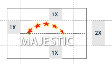 Пространство вокруг логотипа Majestic